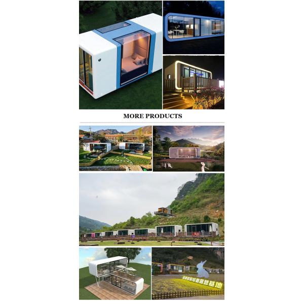 Living Room Garden Modern Design Modular Prefabricated House for Your Apple Cottage