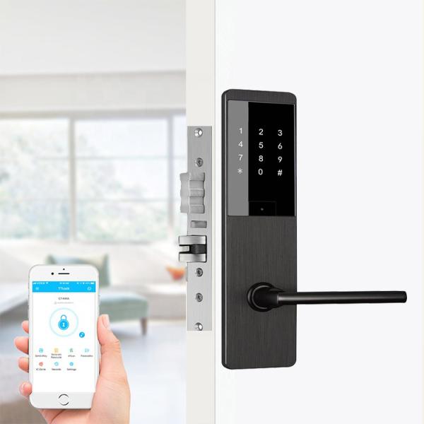 Quality Keyless FCC App Controlled Door Lock 300mm Digital Main Door Lock for sale