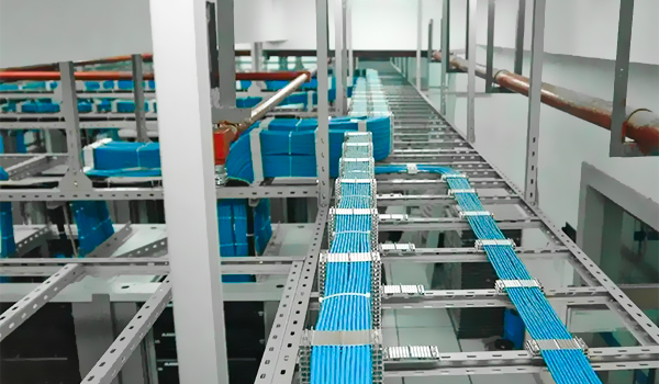Chain Drive Cable Tray Machine - Full Setup