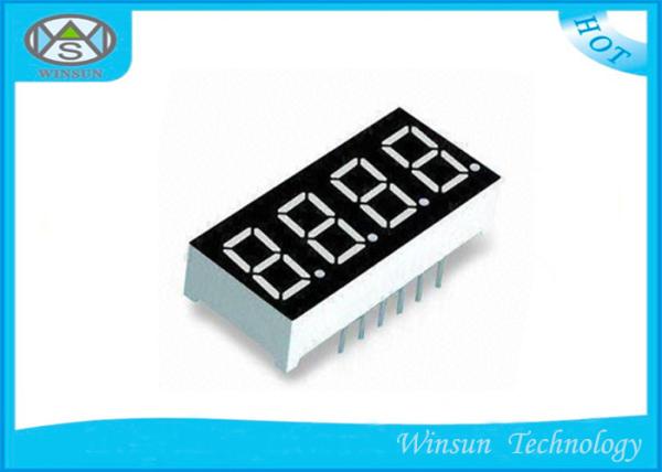 Quality 4 Digit 7 Segment Display 0.4 Inch , 40.4 X 16 X 7.0mm Led Seven Segment Display For Toys for sale