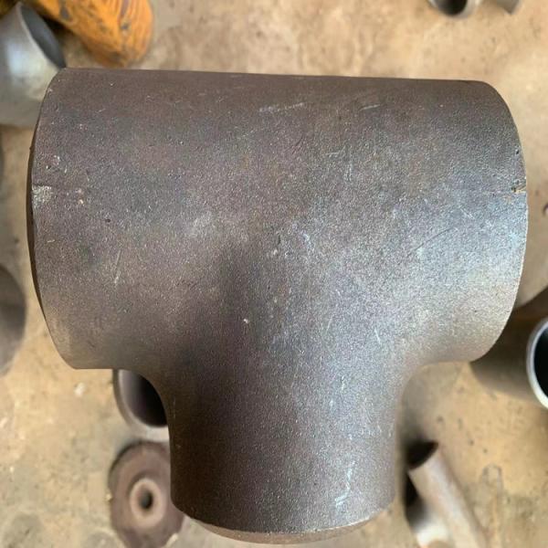 Pipeline Solution Butt Weld Reducing Tee Pipe Fitting Din En 10253 For Oil Applications