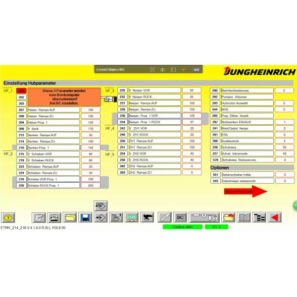 JUDIT-4 Jungheinrich Forklift Diagnostic Scanner Kit Judit Box Incado With Cables