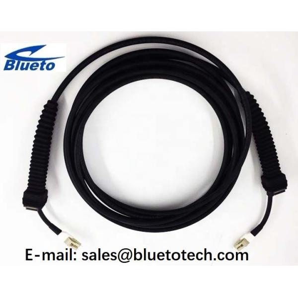 Robust 4Core Fiber Optic Patch Cord Expanded Beam Connector For Avionics Mining