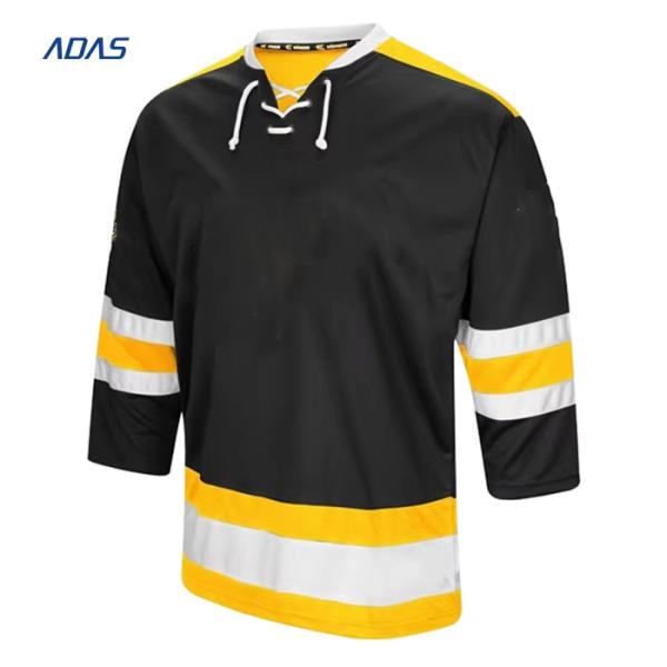 Anti Shrink Breathable Kids Ice Hockey Wear Jersey Outfit With Sublimated Applique