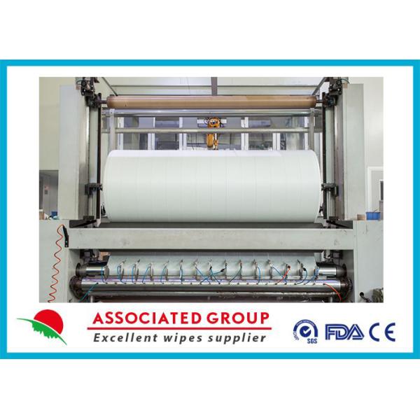 Yellow Red Blue Wavy Line Printed Non Woven Roll for Agriculture , Bag Use