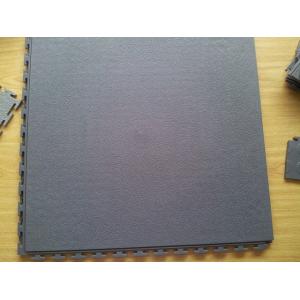 China PVC textured invisible joint interlocking floor tiles wholesale