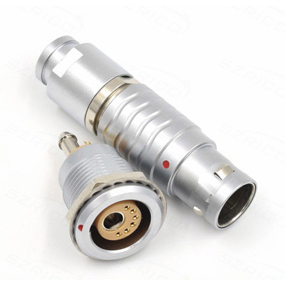 FGG EGG 2B 6 Pin Plus 1 Way Push Pull Self-lock Plug Socket Electrical Pneumatic Mixed Connector