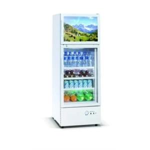 Eco Friendly Commercial Drinks Fridge , 358L Commercial Upright Freezer,Bottom