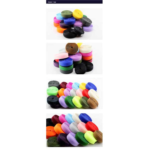 3/4inch 50mm Factory Black white Hook and Loop fastener Tape Roll