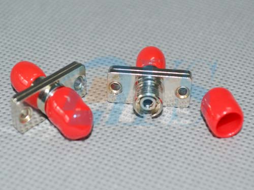 FC Singlemode Fiber Optic Adapter Metal With Flange For Optical Networks