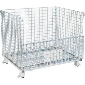 China Durable Wire Mesh Container Foldable Portable Mesh Pallet Cages wholesale