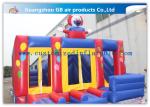 Funny Safety Childrens Inflatable Bouncy Castle With Slide Combo Customized