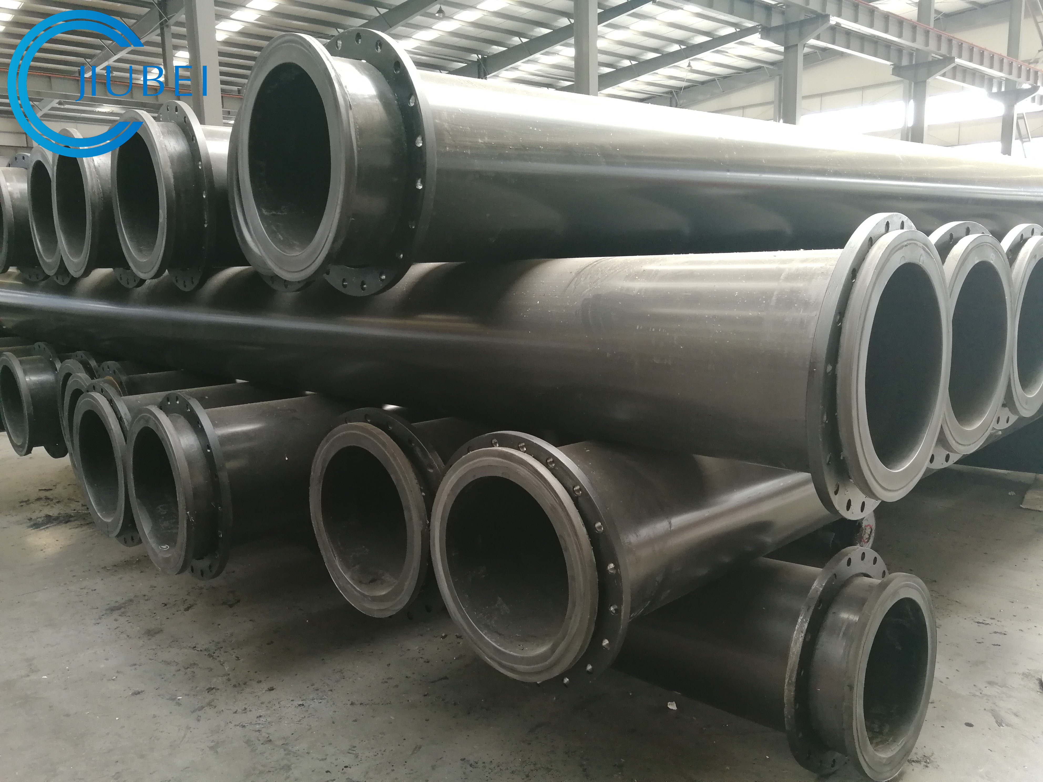Large Diameter Yellow UHMWPE Pipe UV Stabilized For Mining