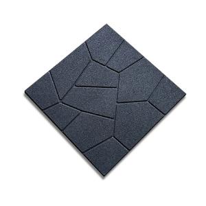 China Factory Direct Sidewalk Patio Rubber Anti-Slip Floor Tiles Rubber Floor Tiles Rubber Granules Rubber Garden Tiles wholesale