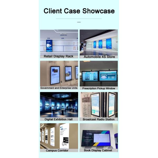 Full HD Advertising Lcd Digital Signage Display With 4K Ultra HD