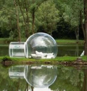 China Custom Made Transparent Inflatable Bubble Tent on Water wholesale