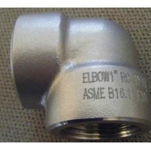 China stainless ASTM A182 F304 threaded elbow wholesale