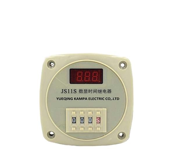 Quality JS11P Four-digit Digital Count Up Down Time Relay Timer AC220V 9999s for sale