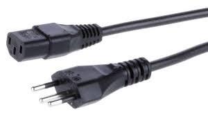 Quality Customized Color Brazil Power Cord For PC / Computer / Home Appliance for sale