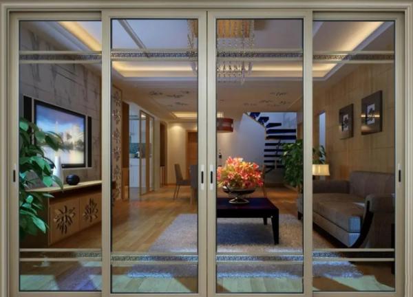 Quality Aluminum Unitized Glazed Sliding Door Noiseless Patio Exterior for sale