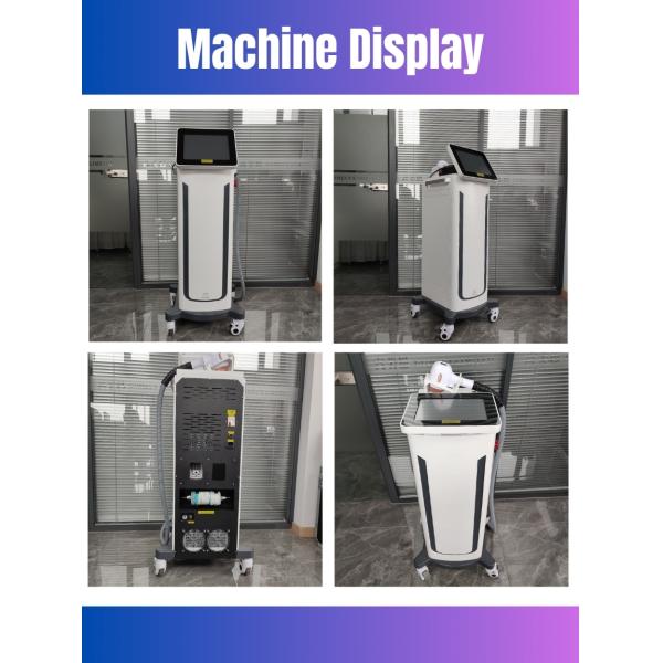 755 808 940 1064nm Diode Laser Hair Removal Device 4 Wavelength with 12*24mm/12*28mm Spot Size