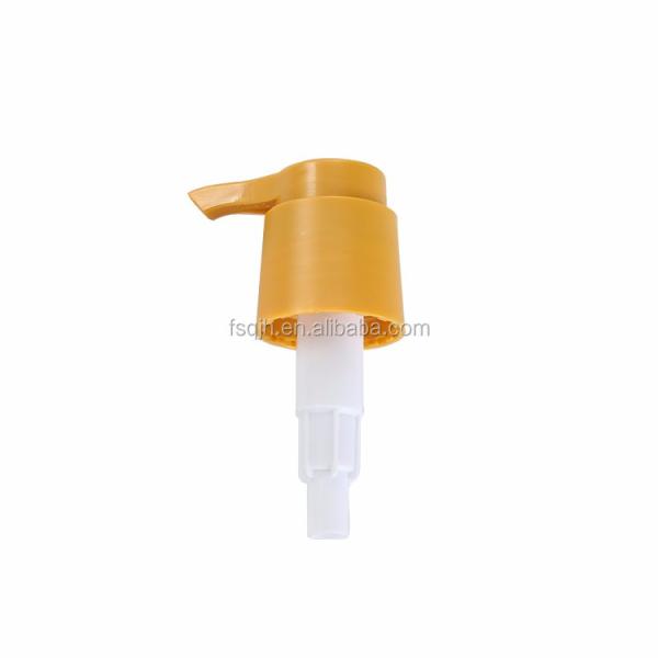 Yellow Plastic Lotion Pumps 4.0g For Body Wash Hand Cream Bottle