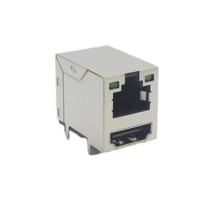 Integrated Shielded RJ45 Connector Modular Jack Ethernet HDMI Combo