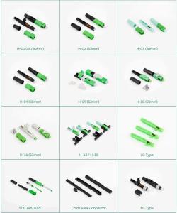 China SC APC Fiber Optic Fast Connector Assembly With Embedded wholesale