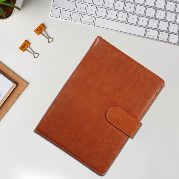 Personalized Notebook with Luxury Soft PU Leather Cover and Customized Paper Material