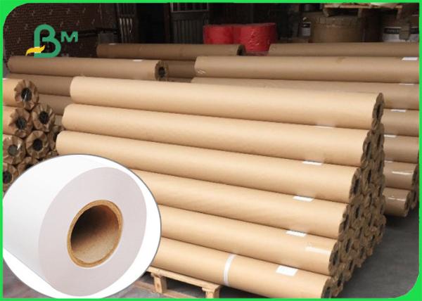 Quality Strong Stiffness 80g CAD Plotter Paper Roll For Engineering Drawing 36 Inch for sale