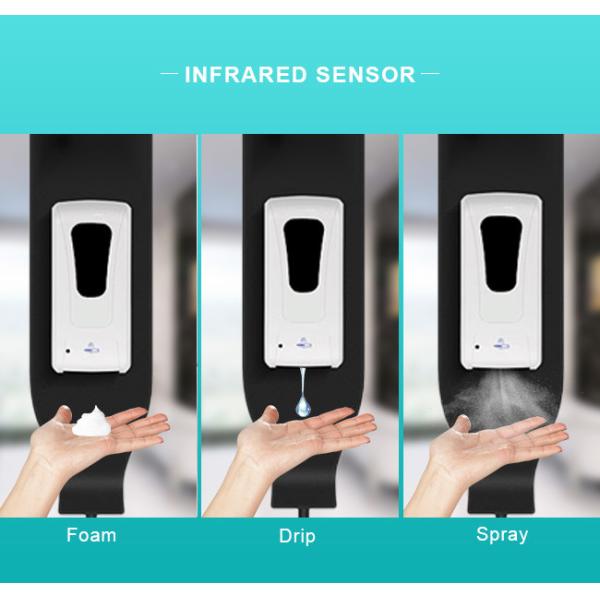 ABS Plastic Hands Free Floor Stand Touchless Sanitiser Dispenser
