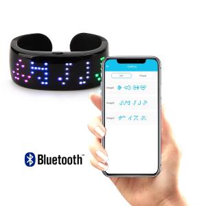 China Smartphone Remote Control Led Bracelet APP Editing Message Drawing on sale
