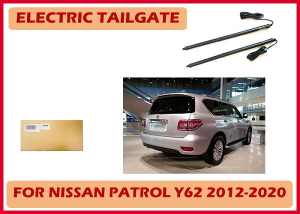 Quality Nissan Patrol Y62 Double pole Black Power Boot Auto Lifgate with Smart Sensing for sale