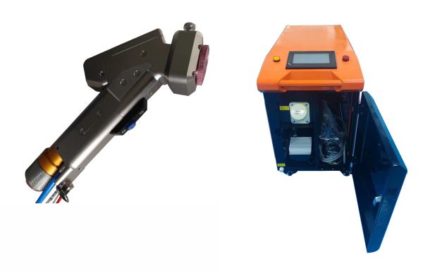 Quality Customized Handheld Laser Cleaning Head Gun With 300mm Cleaning Width for sale