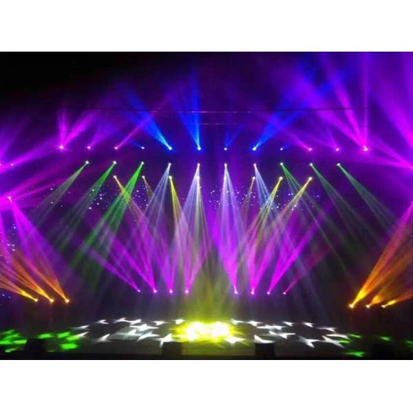 Double Prism LED Beam Lights , Dj Stage Disco Sharpy Beam Moving Head Light
