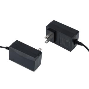 Certified Efficiency 24W Switching Power Adapter 12V DC Output Overload