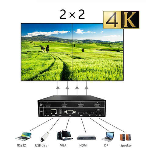 0.9mm Bezel Original Samsung Panel 55 Inch Lcd Video Wall For Video Conference