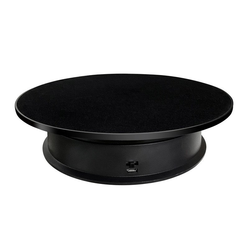 205mm Two Speed Rotating Photography Stand Electric Turntable Display Stand