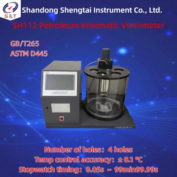 4 Holes Petroleum Kinematic Viscometer ASTM D445 Room Temp -100 ℃ 1800W