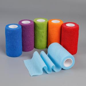 China White Blue Yellow Hypoallergenic Medical Adhesive Elastic Bandages on sale