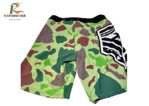 China Hawaii Beach Island Printed Board Shorts , CMYK Colors Beach Shorts wholesale