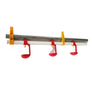 China Customized Stainless Poultry Drinking Line Broiler Nipple Drinker wholesale