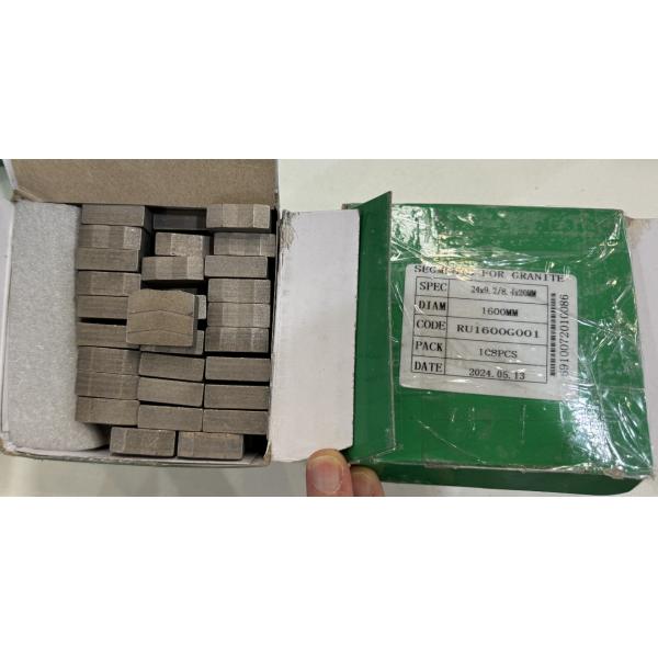 1600mm Saw Blade Hard Granite Cutting Segment For Russia Ukraine Kazakhstan