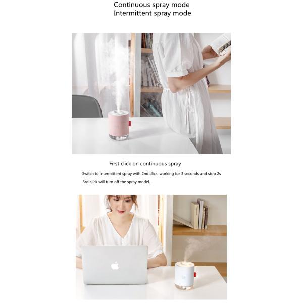 Homefish OEM Luftbefeuchter 500ml Water Tank Capacity Pure Mist Humidifyers Humidificateur d Air Portable Desktop H20 Humidifier