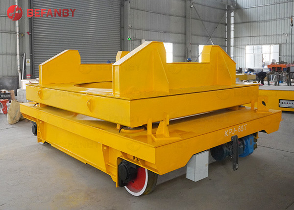 Factory Customized 20T Rail Electrical Transfer Trolley With Track