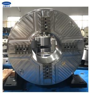 165MM 4 Jaw Power Chuck , CNC Lathe Chucks For Laser Pipe Cutter