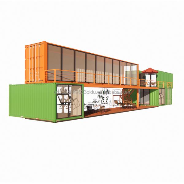 Modular Small Kit Cabin Residential Container Housing Main Structure Galvanized Steel Square Tubes