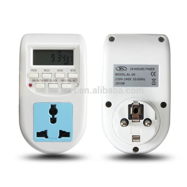 Quality Wenzhou manufacturer EU Type AL-06 auto off witch timer plug for sale