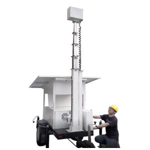 High Strength Safety Mobile Solar Panel Trailer Energy Efficient