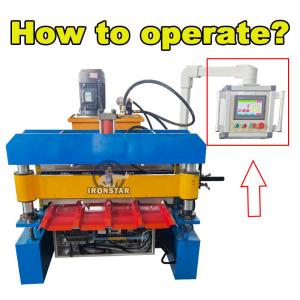 China PLC Control Metal Roll Forming Machines Easy Operate ISO9001 Certificated wholesale